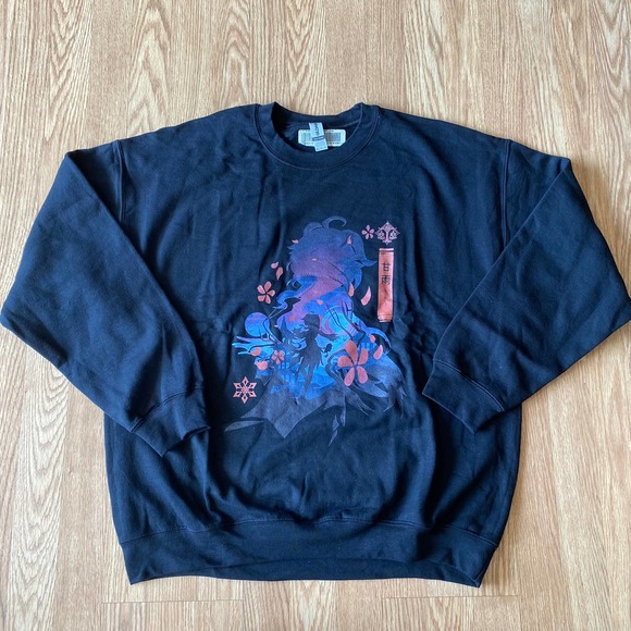 Other - Genshin Impact Ganyu Crewneck Sweatshirt Black XL